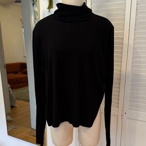 Old Navy Black Long Sleeve Turtleneck Top